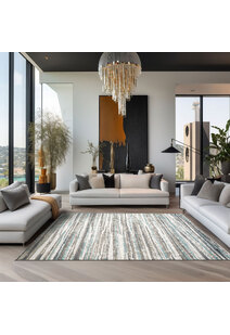 Hebden Modern Striped Rug