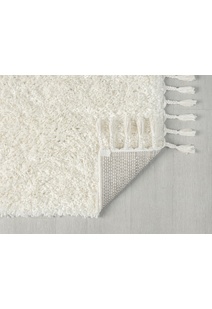Joey Plain Cream Shaggy Rug