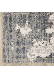 Kupa Modern Grey Shaggy Rug