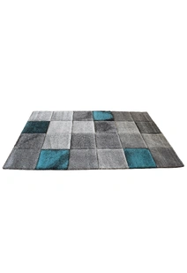 Lucia Carved Square Pattern Rug