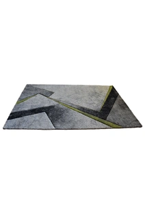 Lucia Green Modern Abstract Rug