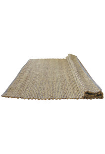 Loft Hand Loomed Beige Jute Rug