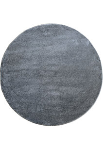 Leo Modern Thick Plain Grey Rug