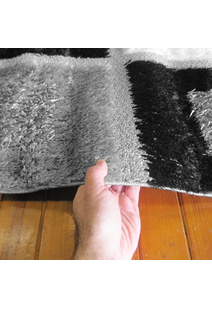 Logan Square Pattern Shaggy Rug