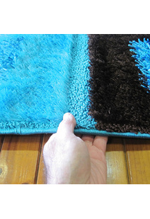 Logan Square Pattern Shaggy Rug