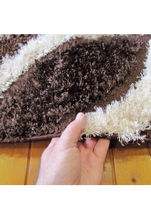 Logan Modern Brown Shaggy Rug