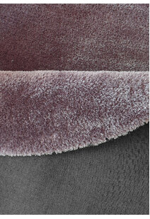 Luxe Plain Lilac Shaggy Rug