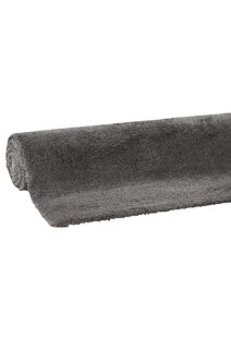Levis Plain Grey Thick Shaggy Rug