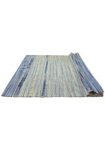 Medea Blue Flatweave Wool Rug
