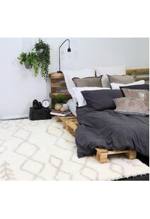 Maya Cream Moroccan Tribal Rug