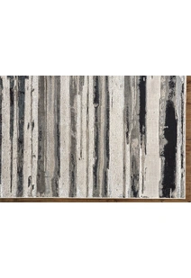 Mosaic Monotone Striped Rug