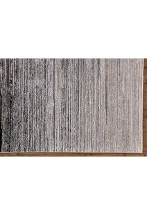 Mosaic Monotone Striped Rug