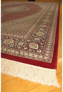 Mona Red Oriental Fringed Rug