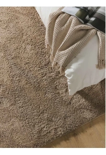Mojito Plain Brown Shaggy Rug