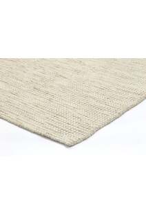 Natura Beige Wool Flatweave Rug