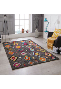 Nordic Moroccan Diamond Rug