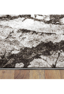 Oakley Brown Marble Pattern Rug