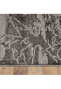Oakley Brown Modern Marble Rug