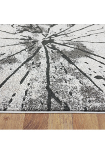Oakley Modern Grey Abstract Rug