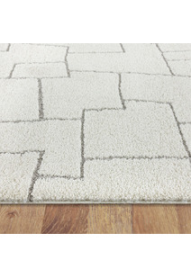 Oda Tan Modern Geometric Rug