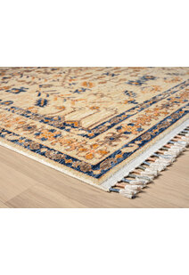 Opal Traditional Floral Border Rug