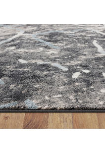 Orel Grey Contemporary Rug