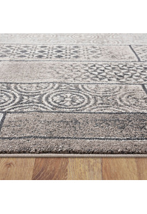 Orel Brown Wood Panel Rug