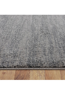Orel Contemporary Plain Grey Rug