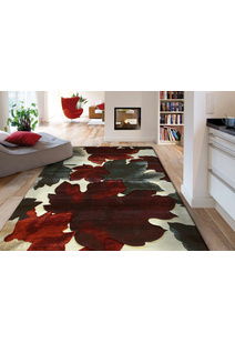 Panama Carved Leaf Pattern Rug