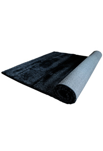 Posh Modern Plain Black Rug