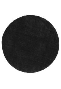 Palace Plain Black Shaggy Rug