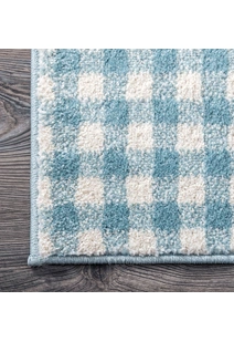 Poppy Moon & Stars Blue Kids Rug