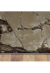 Sade Brown Marble Pattern Rug