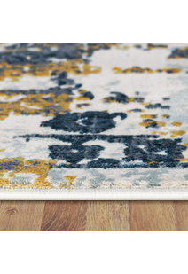 Saul Contemporary Distressed Rug