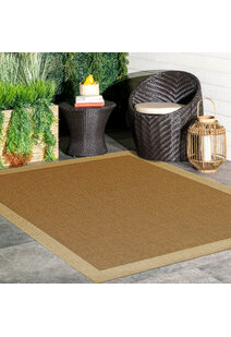 Sama Indoor Outdoor Border Rug