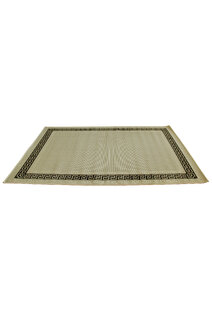 Storm Flatweave Greek Key Rug
