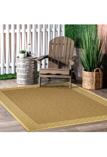 Sama Flatweave Border Rug