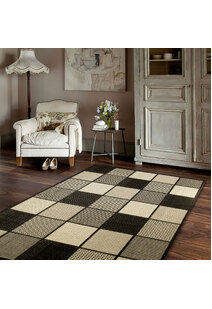 Storm Flatweave Geometric Rug