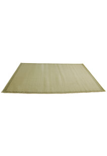 Storm Plain Flatweave Border Rug