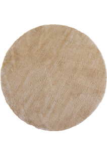 Soft Plain Beige Thick Shaggy Rug