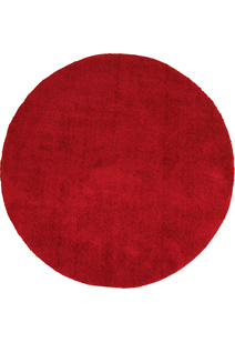 Soft Plain Red Thick Shaggy Rug