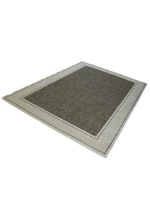 Soleil Ivory Border Flatweave Rug