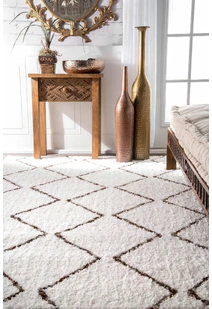 Symphony Trellis Shaggy Rug