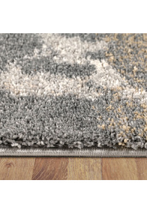 Unique Grey Modern Abstract Rug