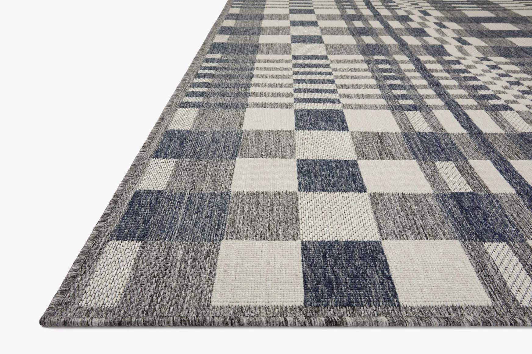 Large View Alfresco Geometric Patio Rug