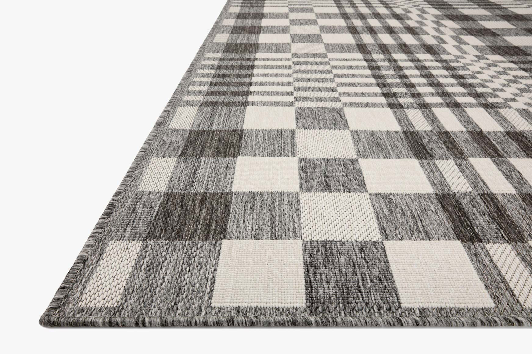 Large View Alfresco Geometric Patio Rug