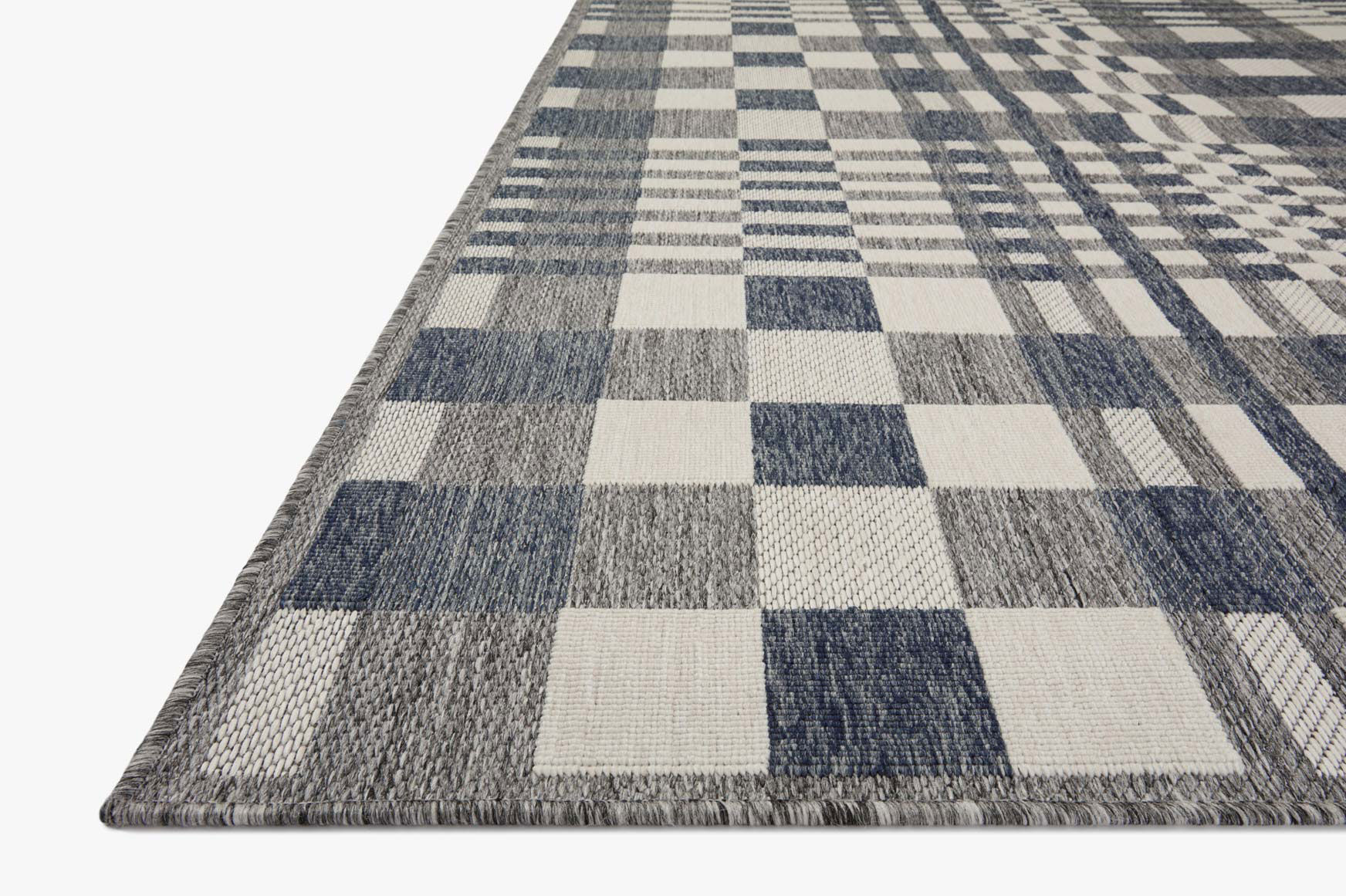 Large View Alfresco Geometric Patio Rug