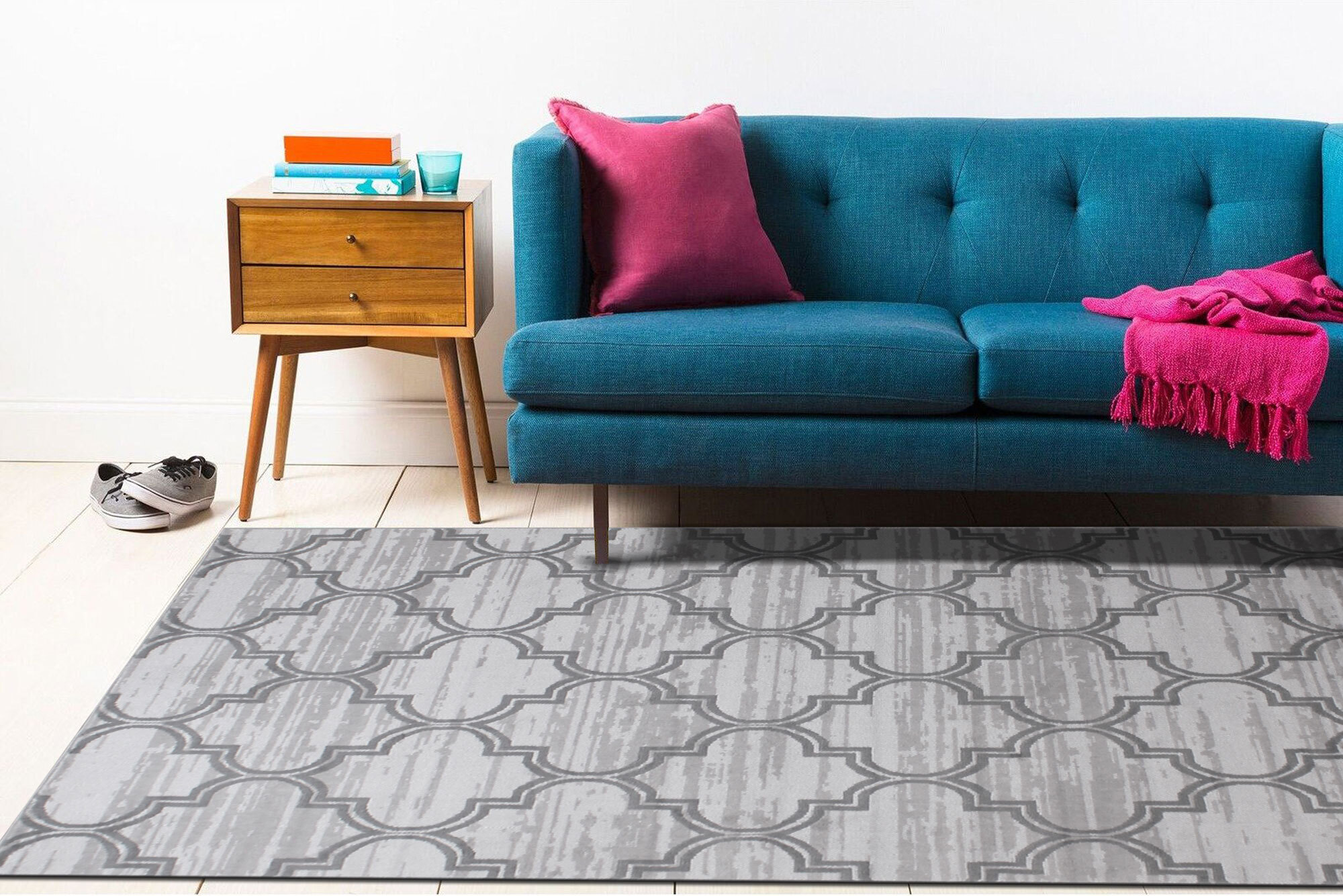 Axel Contemporary Trellis Rug