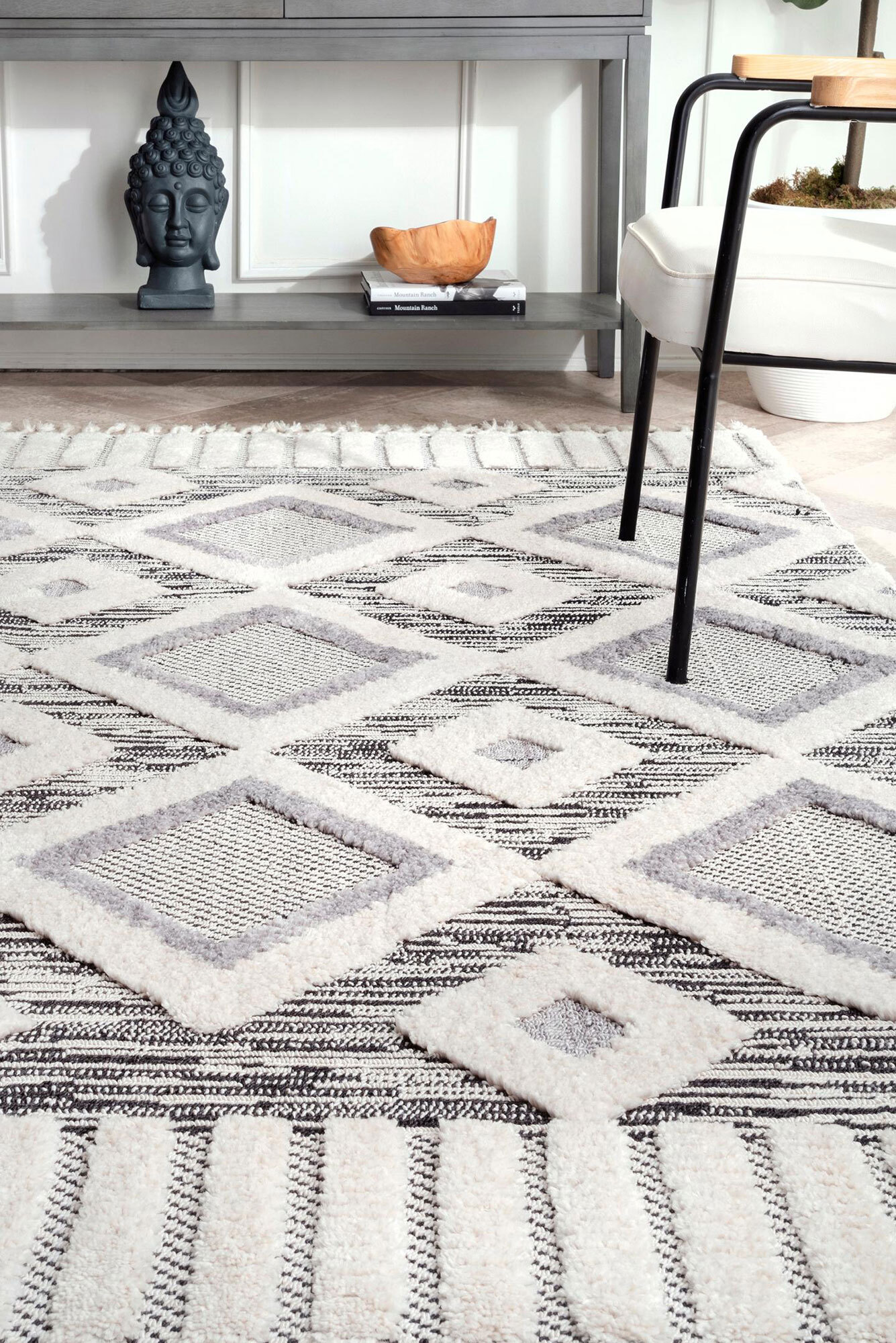 Aroma Fringed Moroccan Rug