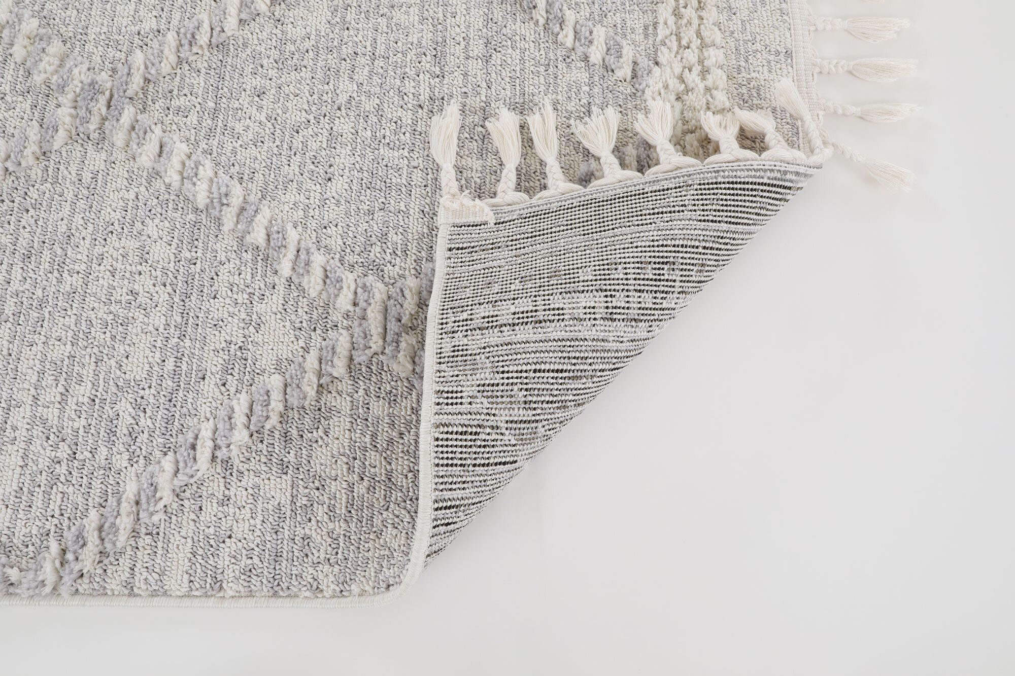 Large View Aroma Fringed Moroccan Rug